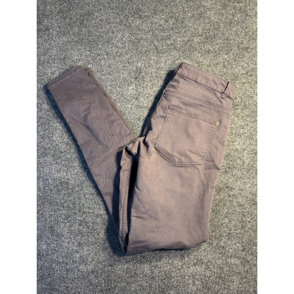 H&M Denim - H&M Skinny Jeans Womens Size 6 Gray Denim Stretch‎ Low Rise Dark Wash Flat Front